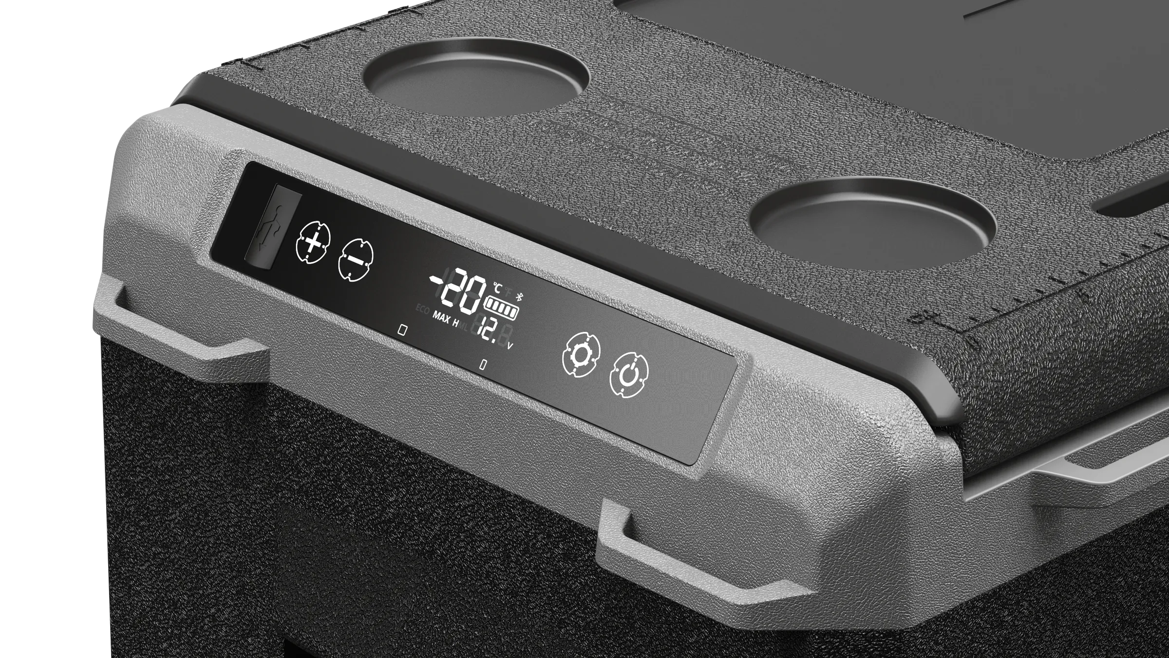 EXM IMD panel with USB charging interface